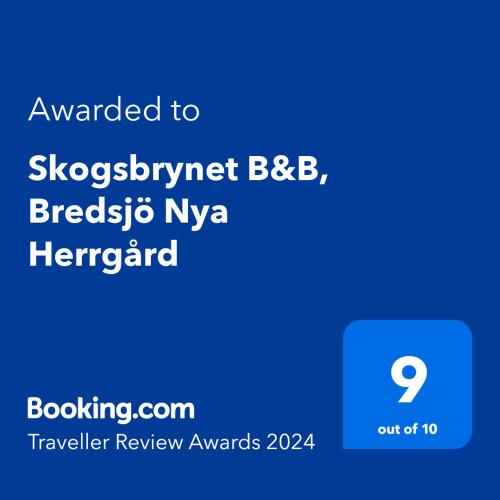 Skogsbrynet B&B, Bredsjö Nya Herrgård